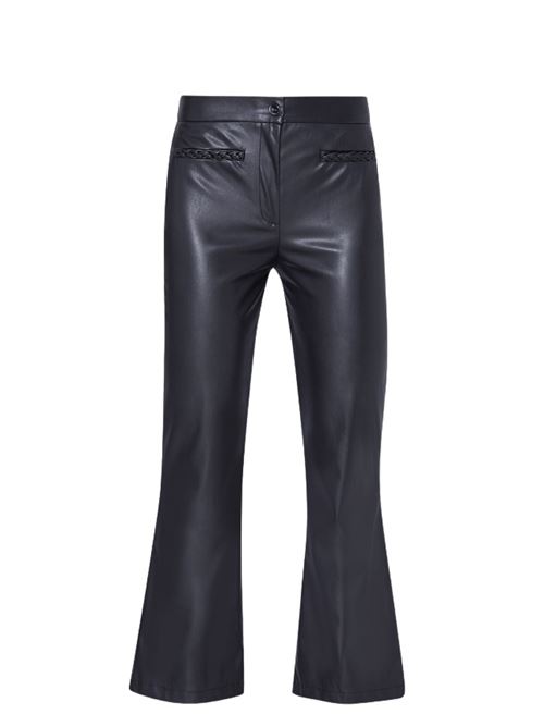 Flared trousers in coated fabric Liu Jo | WF3045E0392.22222